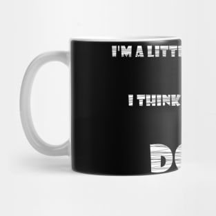 Breaking down (white text) Mug